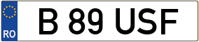 Truck License Plate